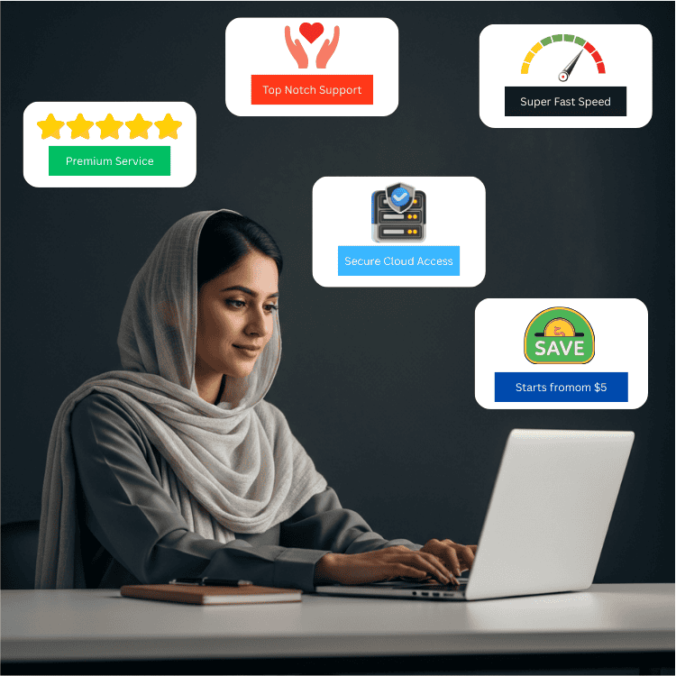 Secure cloud access for private tools sharing.